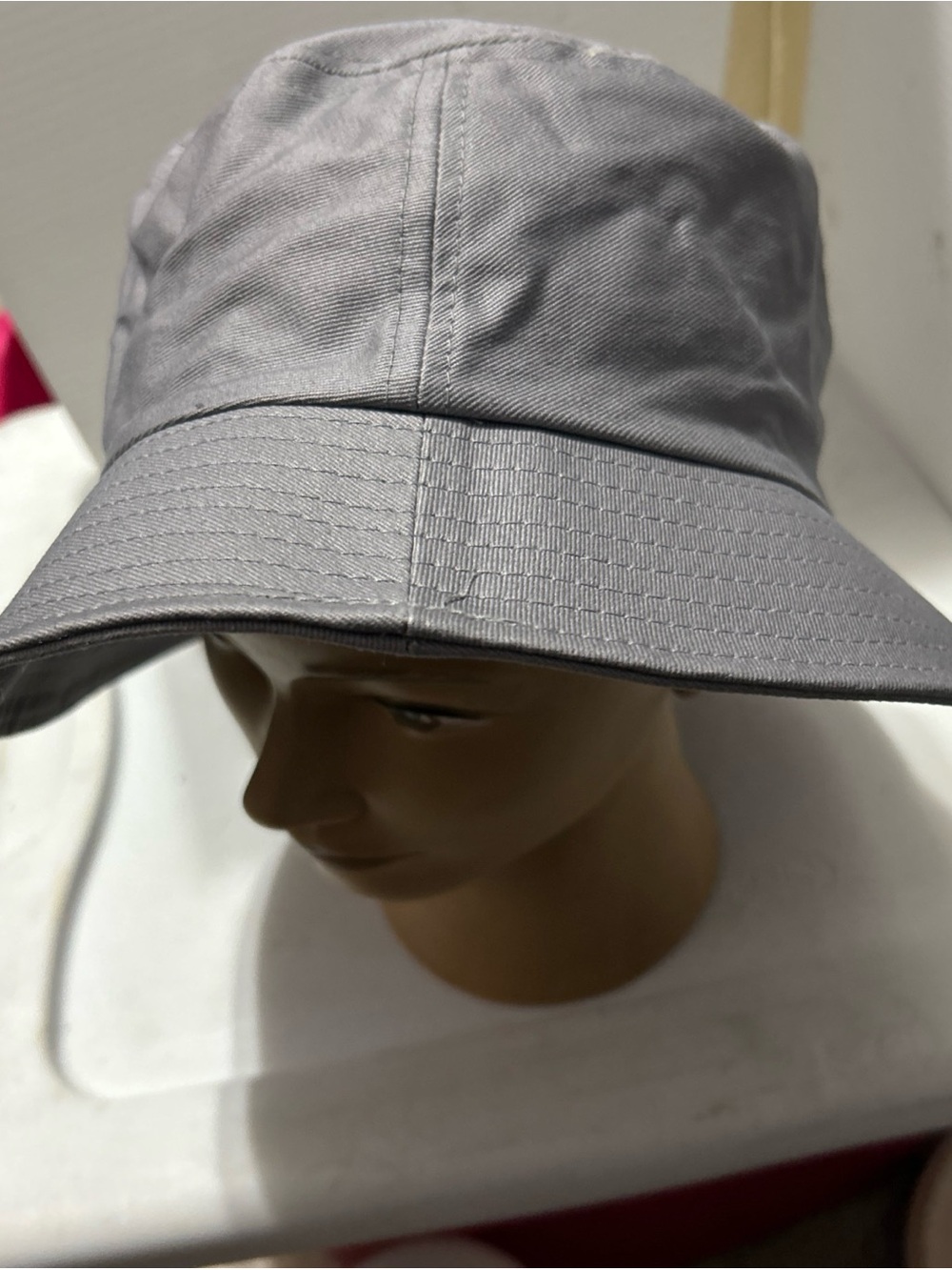 Grey Men's Bucket Hat - Lightweight Sun Protection